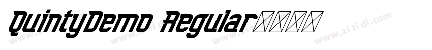 QuintyDemo Regular字体转换